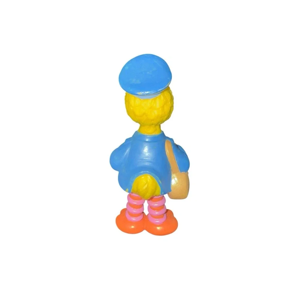 Vtg Applause Sesame Street Mailman Big Bird‎ PVC Figure Cake Topper Rare Sz. 4